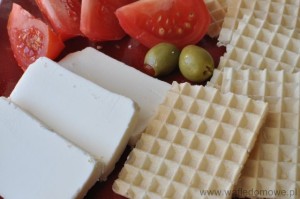 Wafle z feta